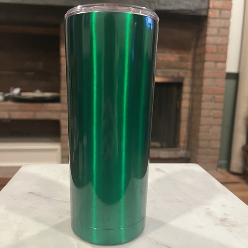 Starbucks Holiday 2020 Green Emerald 24oz Cold‎ Cup Tumbler Marble Wave - Picture 5 of 6
